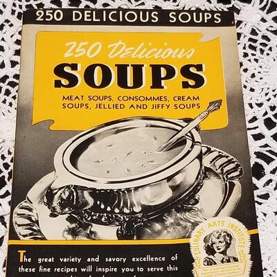 Lot 398: 1940 The Household Searchlight Recipe Book and 1940 Delicious Soup Recipes Book