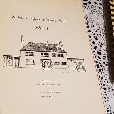 Lot 400: Vintage Community, Church and Officers Wives Club Air Force Cook Book Lot