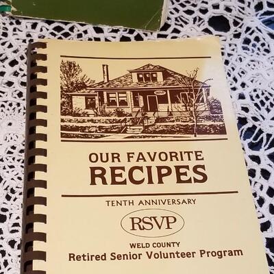 Lot 400: Vintage Community, Church and Officers Wives Club Air Force Cook Book Lot