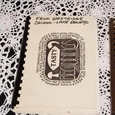 Lot 400: Vintage Community, Church and Officers Wives Club Air Force Cook Book Lot