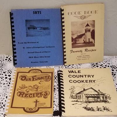 Lot 401: Vintage Church Cookbooks Lot