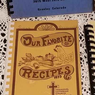 Lot 401: Vintage Church Cookbooks Lot
