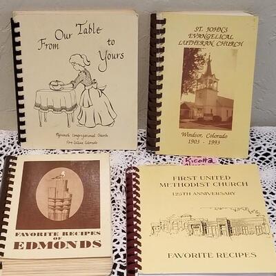 Lot 402: Vintage Church Cookbooks 