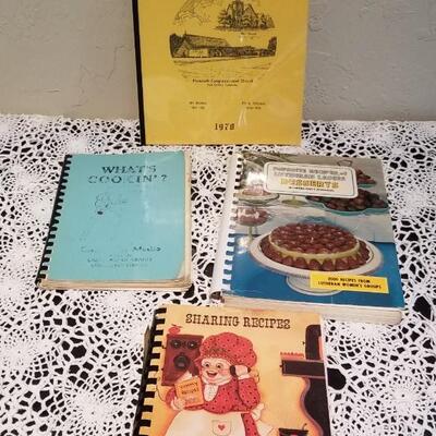 Lot 403: Vintage Church Cookbooks lot