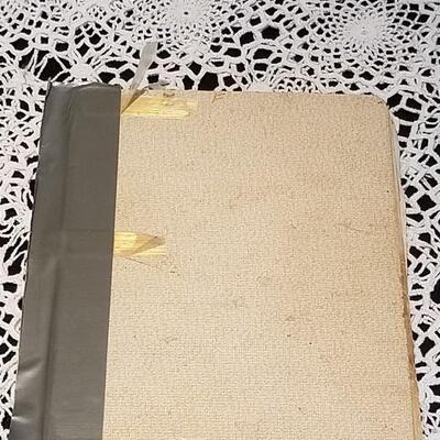 Lot 405: Antique/Vintage Handwritten and Collected Recipes Book