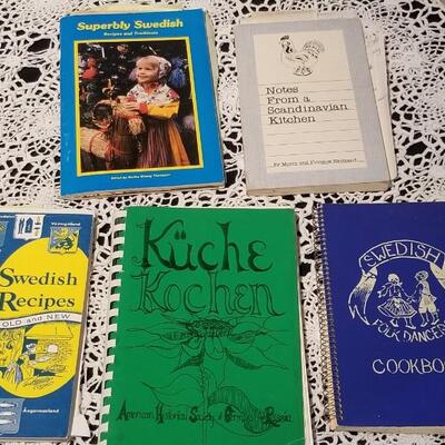 Lot 414: Swedish & German Volga Recipe Books