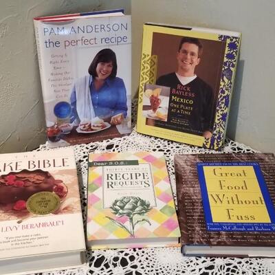 Lot 416: Cookbook Lot - Pam Anderson, Rick Bayless & Cake Bible