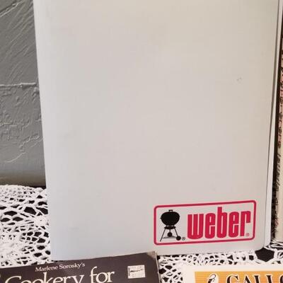 Lot 417: Cookbook Lot- with WEBER Grill Cookbook lot