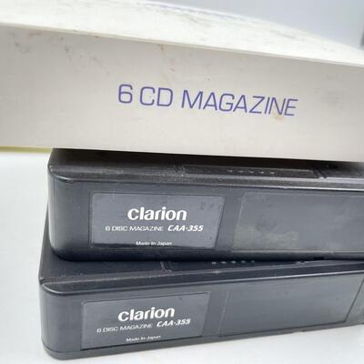 CLARION CAR STEREO & CD DISC CHANGER