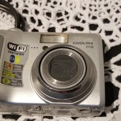 Lot 423: Nikon CoolPix P2 Digital Camera