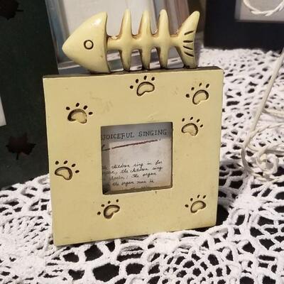 Lot 426: Picture Frames Lot & Dad Art