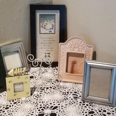 Lot 426: Picture Frames Lot & Dad Art