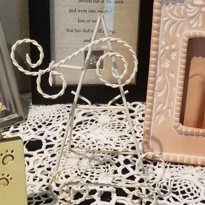 Lot 426: Picture Frames Lot & Dad Art