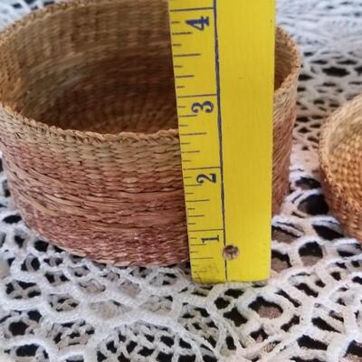 Lot 430: Native American Basket with Lid