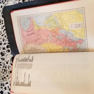 Lot 432: Antique Universal HOLY BIBLE with Gold Edge Pages and Soft Leather Cover