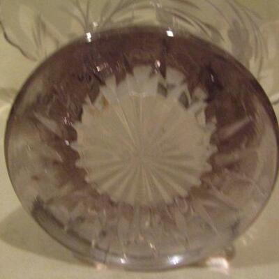Decorative Glass Basket-n Approx 5 1/2