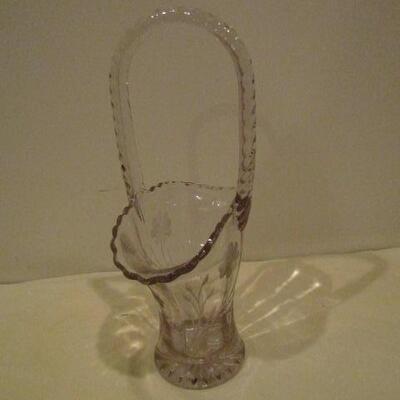 Decorative Glass Basket-n Approx 5 1/2