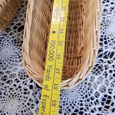 Lot 443: Light Colored Wicker Baskets