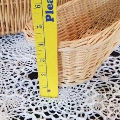 Lot 443: Light Colored Wicker Baskets