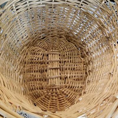 Lot 446: (2) Large Light Colored Baskets