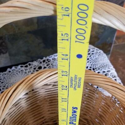 Lot 446: (2) Large Light Colored Baskets