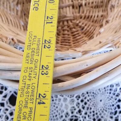 Lot 446: (2) Large Light Colored Baskets