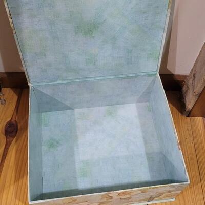 Lot 449: (3) Large Storage Deco Boxes by SUSAN 16" x 14" x 7"
