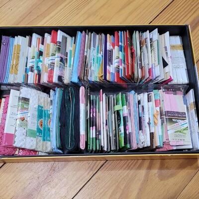 Lot 454: Large Box (13" x 19") of Unused BIAS TAPE Sewing Essentials