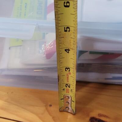 Lot 460: Assortment of Deco Paper and Silicone Book Covers (Plastic Bin included)