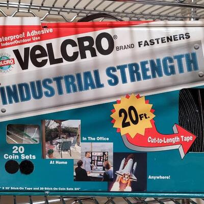 Lot 464: New Box of Industrial Strength VELCRO