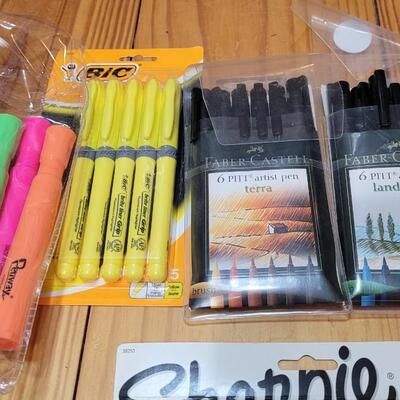 Lot 476: Large School/Office/Art Supplies Bundle #2 w/Deco Storage Box