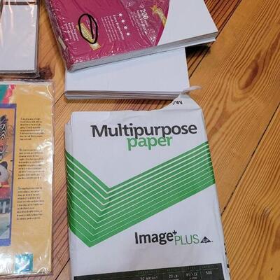 Lot 480: Assorted Office Paper (Printer, Photo, etc.), 