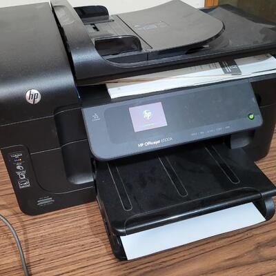 Lot 481: HP Office Jet 6500A (Works but appears to have Paper feed issue)