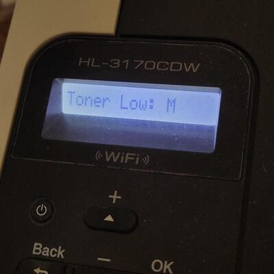 Lot 482: Brother HL3170CDW Printer WORKS 