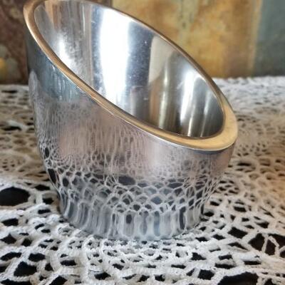 Lot 488: Pewter & Aluminium Deco Platters and Vase