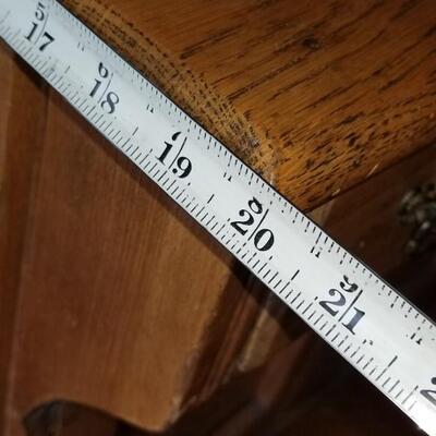 Lot 493: Antique 1 piece Hutch