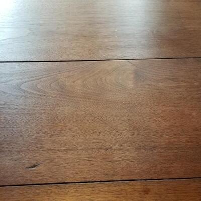 Lot 494: Vintage Dining Table with 3 Leaves - there are 2 on the table in the photo