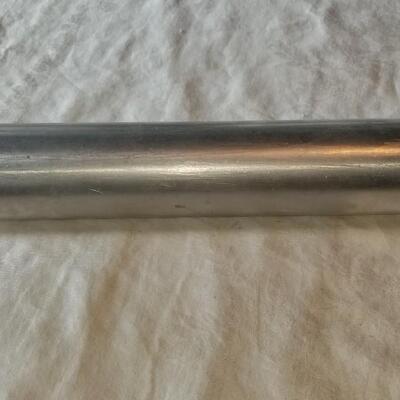 Lot 496: Extra Large Stainless Rolling Pin