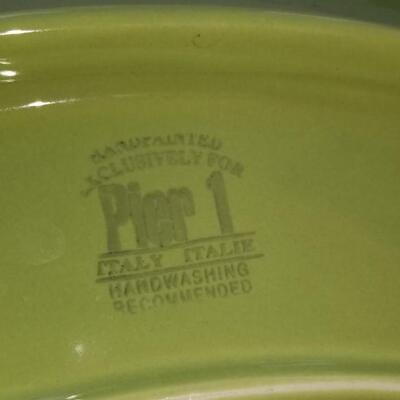 Lot 502: Green Platter and Mini Casserole Dish