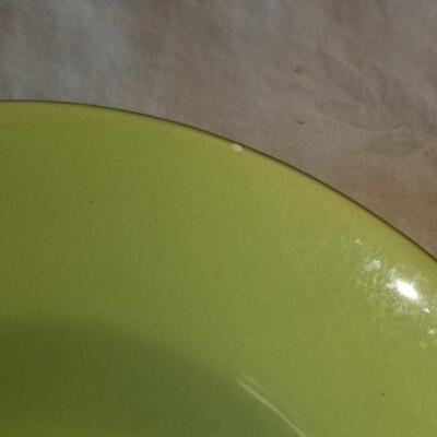 Lot 502: Green Platter and Mini Casserole Dish