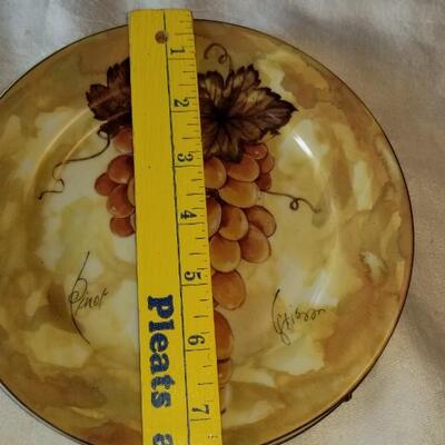 Lot 503: (2) Limoges Grape PlatesPlate