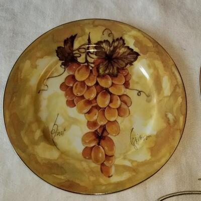 Lot 503: (2) Limoges Grape PlatesPlate