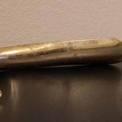 Lot 526: Antique Brass Shoe Horn