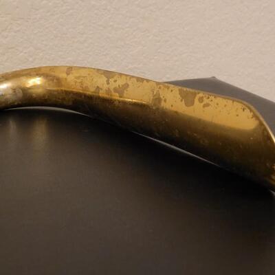 Lot 526: Antique Brass Shoe Horn