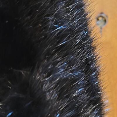 Lot 530: Black Fur Coat M/L