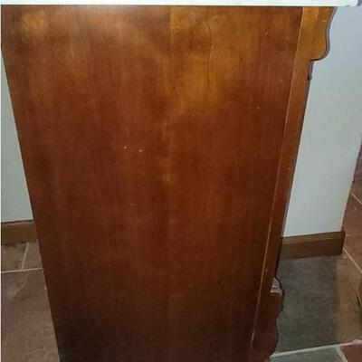 Lot 545: Stanley Marble Top Side Table