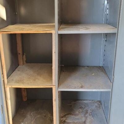 Lot 546: Metal Cabinet 36 Ã— 84 Ã— 24