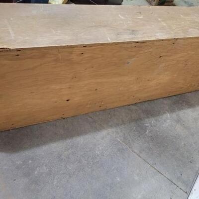 Lot 554: Vintage Handbuilt Storage Cubby System 96" Ã— 12" Ã— 24"