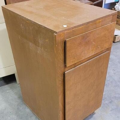 Lot 560: Vintage Storage Cabinet 