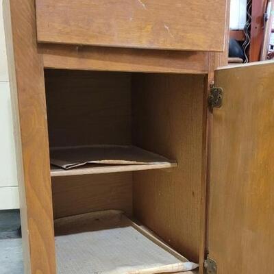 Lot 560: Vintage Storage Cabinet 